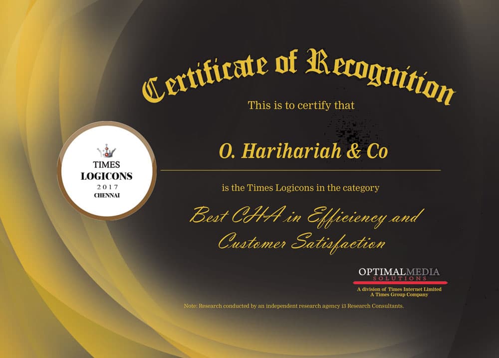 Best CHA in Efficiency & Customer Satisfaction – 2017