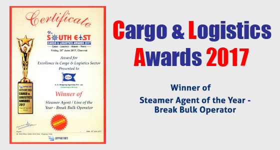 Steamer Agent of the Year – 2017