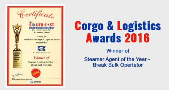 Steamer Agent of the Year – 2016